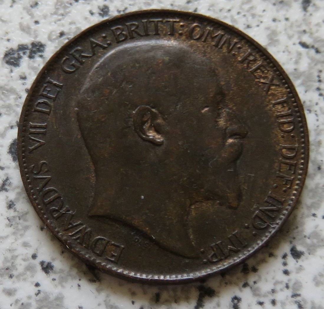  Großbritannien half Penny 1907   