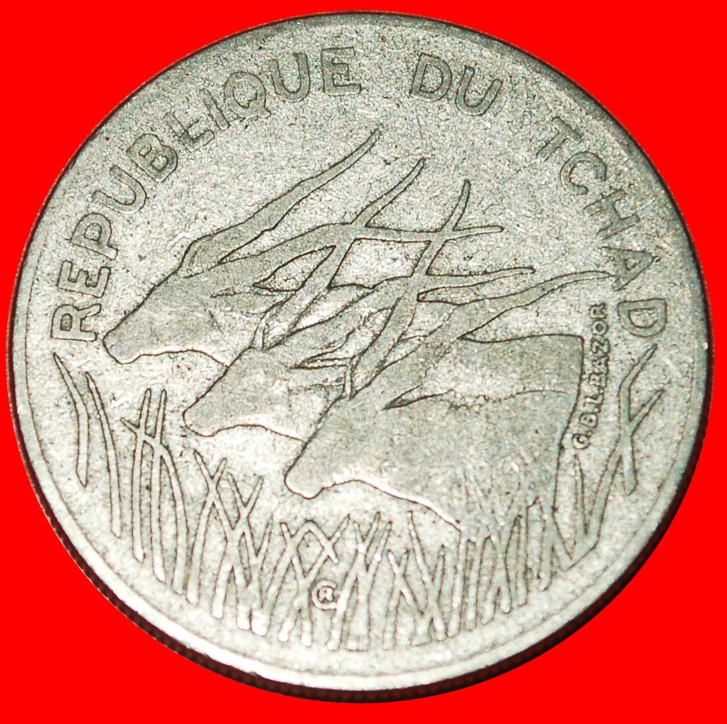  * FRANKREICH (1975-1991): TSCHAD ★ 100 FRANCS 1982! UNGEWÖHNLICH! ★OHNE VORBEHALT!   