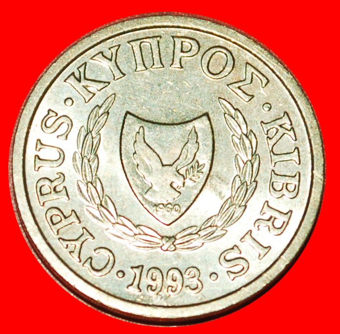  * BIRD (1983-2004): CYPRUS ★ 1 CENT 1993! LOW START ★ NO RESERVE!   