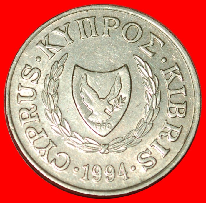  * SILBERSCHÜSSEL (1983-2004): ZYPERN ★ 5 CENTS 1994! ★OHNE VORBEHALT!   