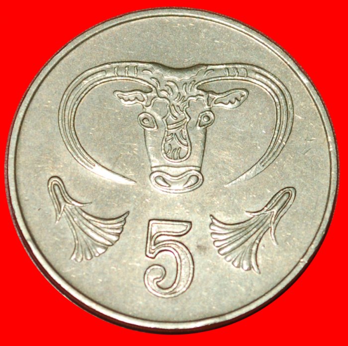  * SILBERSCHÜSSEL (1983-2004): ZYPERN ★ 5 CENTS 2001! ★OHNE VORBEHALT!   