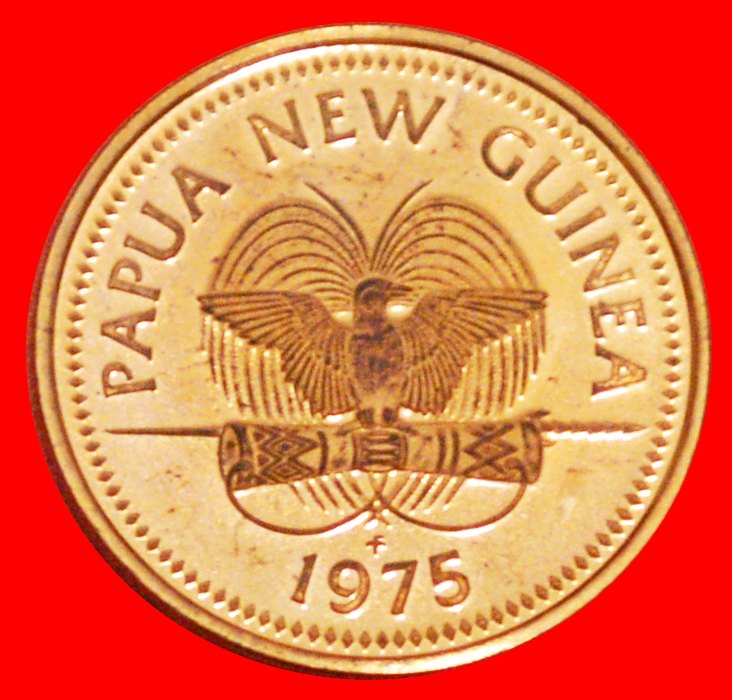  * USA SCHMETTERLING (1975-2004): PAPUA-NEUGUINEA ★ 1 TOEA 1975FM PP!★OHNE VORBEHALT!   