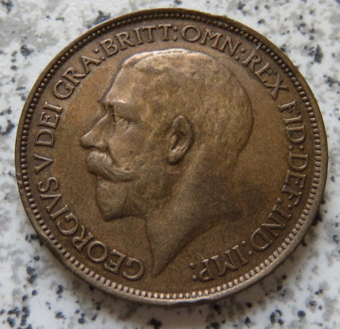  Großbritannien half Penny 1912   