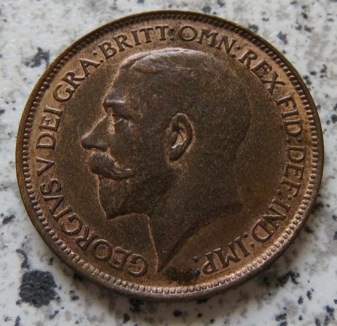  Großbritannien half Penny 1913   