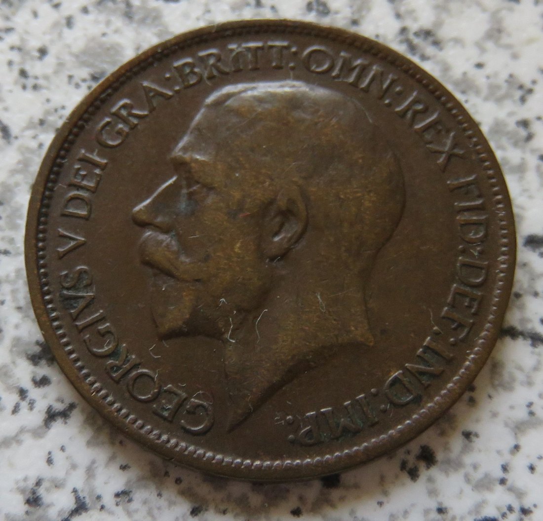  Großbritannien half Penny 1916   