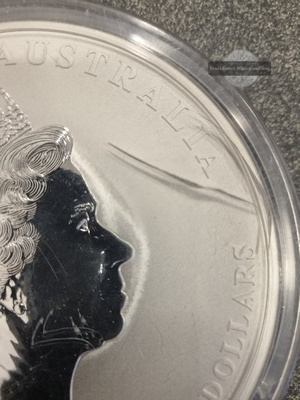  Australien  30 Dollar 2014 Lunar II - Pferd  FM-Frankfurt  Feinsilber: 1.000g   