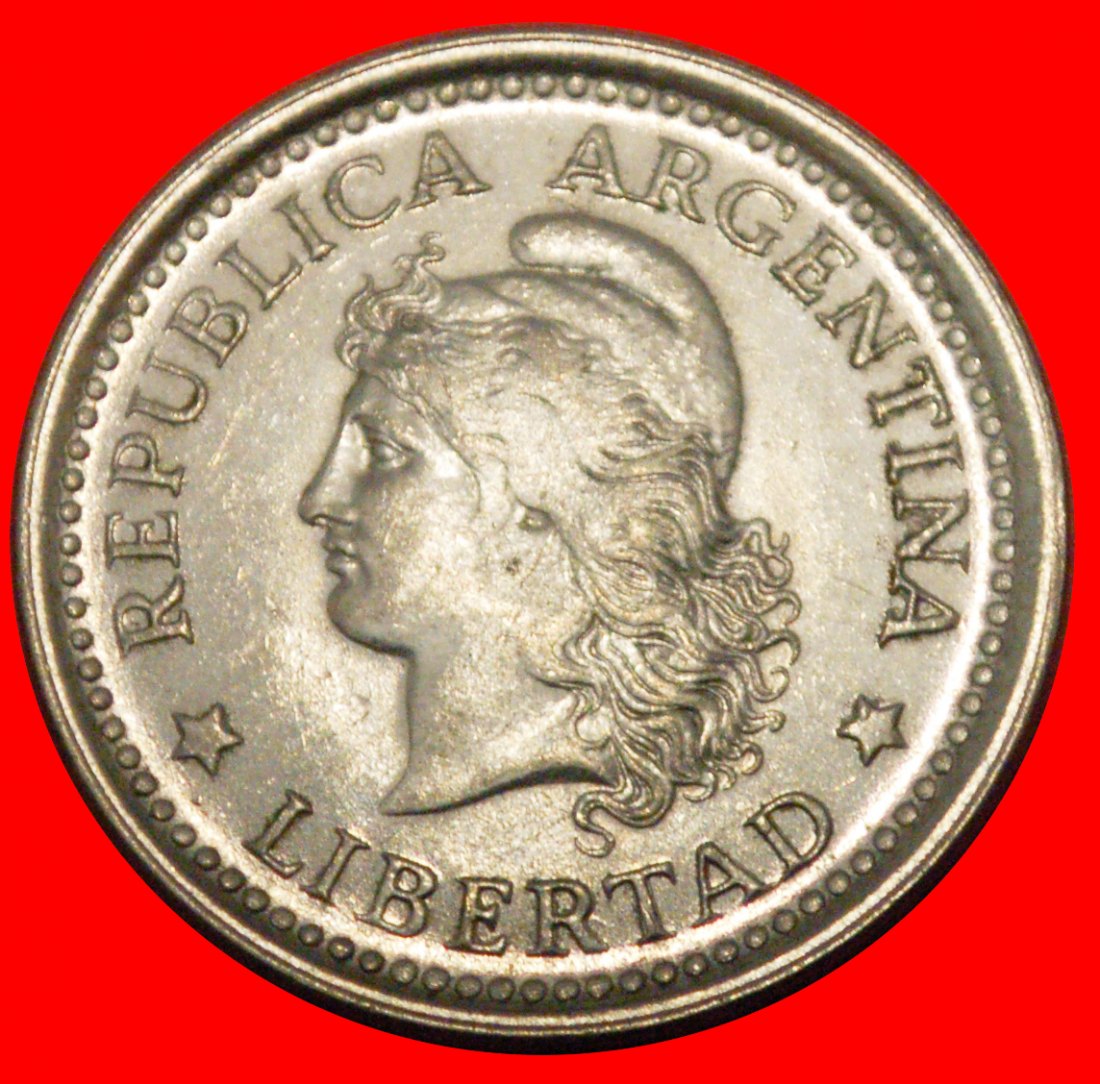  * STERNE (1957-1962): ARGENTINIEN ★ 1 PESO 1957! OHNE VORBEHALT!   