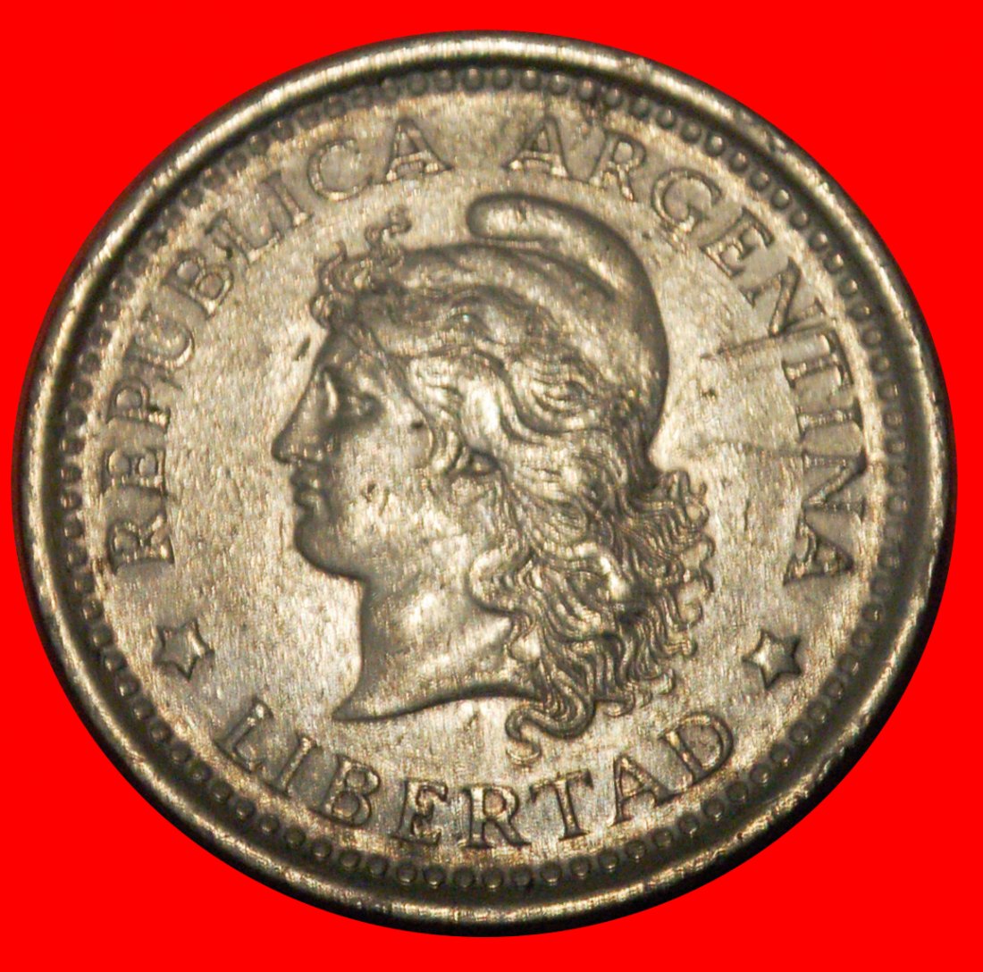  * STERNE (1957-1962): ARGENTINIEN ★ 1 PESO 1958! OHNE VORBEHALT!   