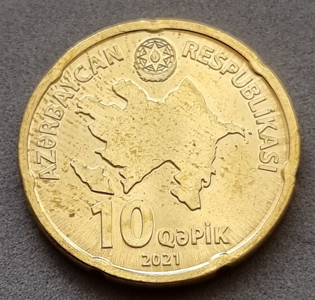  16647(4) 10 Qəpik (Aserbaidschan) 2021 in unc- ................................... von Berlin_coins   