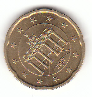 20 Cent Deutschland 2007 A (F100)b.   