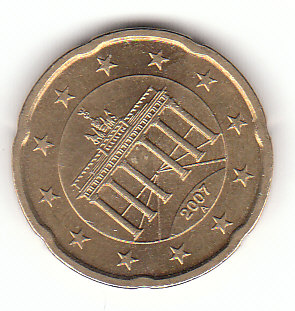 20 Cent Deutschland 2007 A (F100)b.