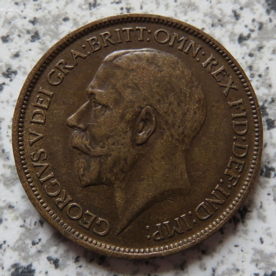  Großbritannien half Penny 1917   