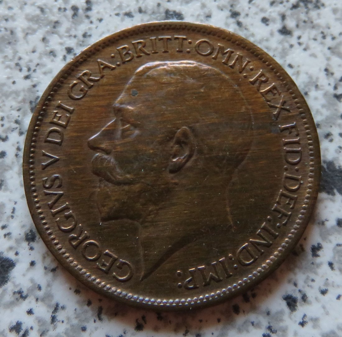 Großbritannien half Penny 1920   