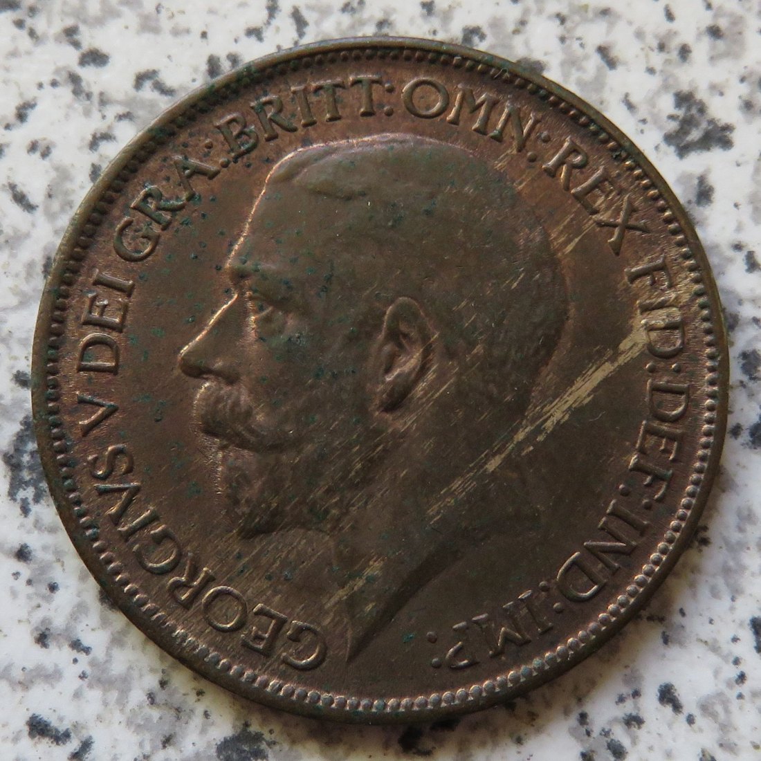  Großbritannien half Penny 1921   