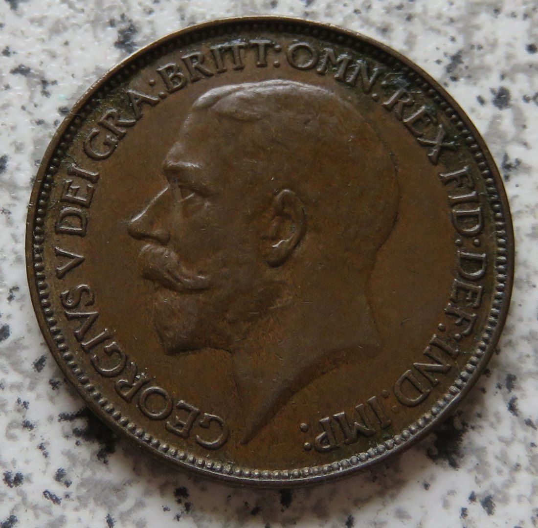  Großbritannien half Penny 1925   
