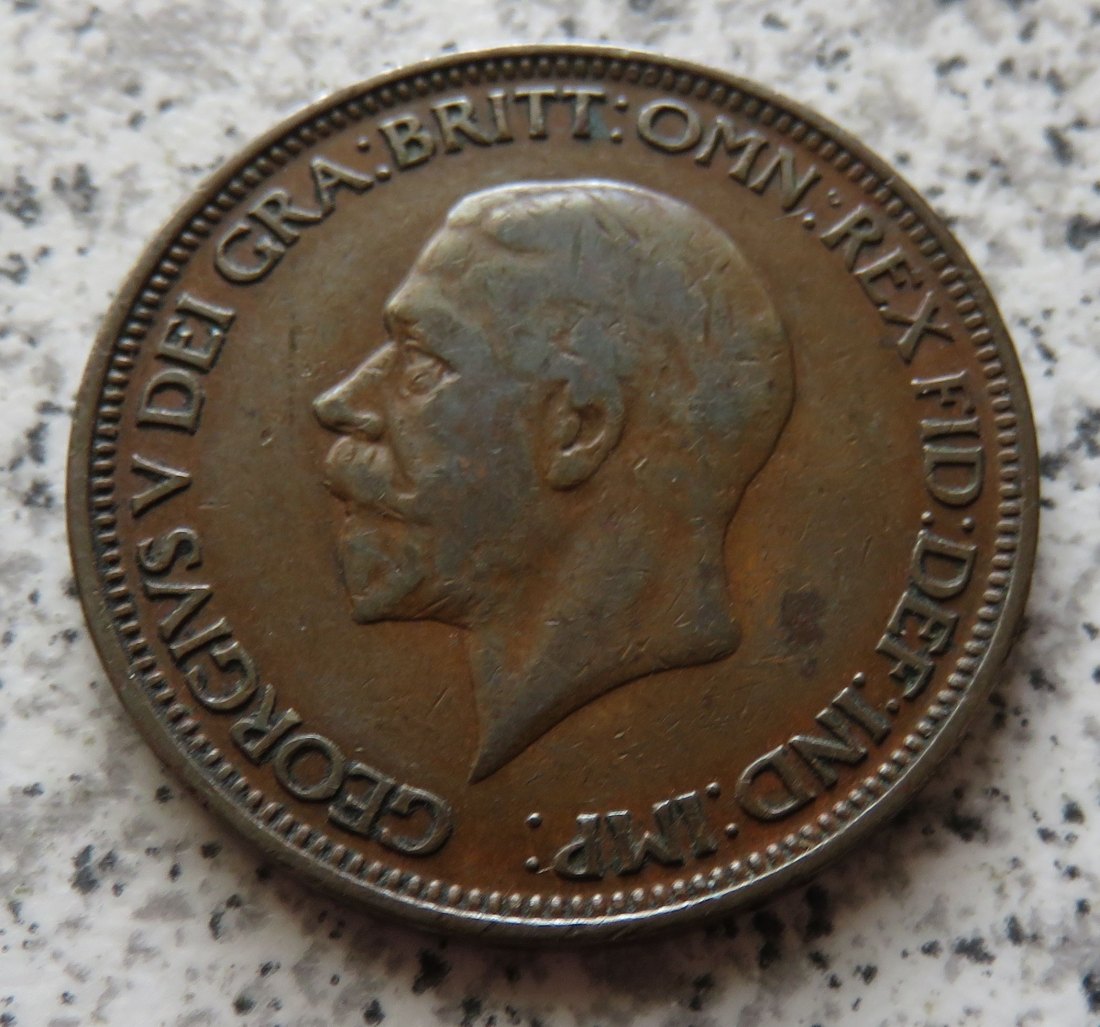  Großbritannien half Penny 1928   