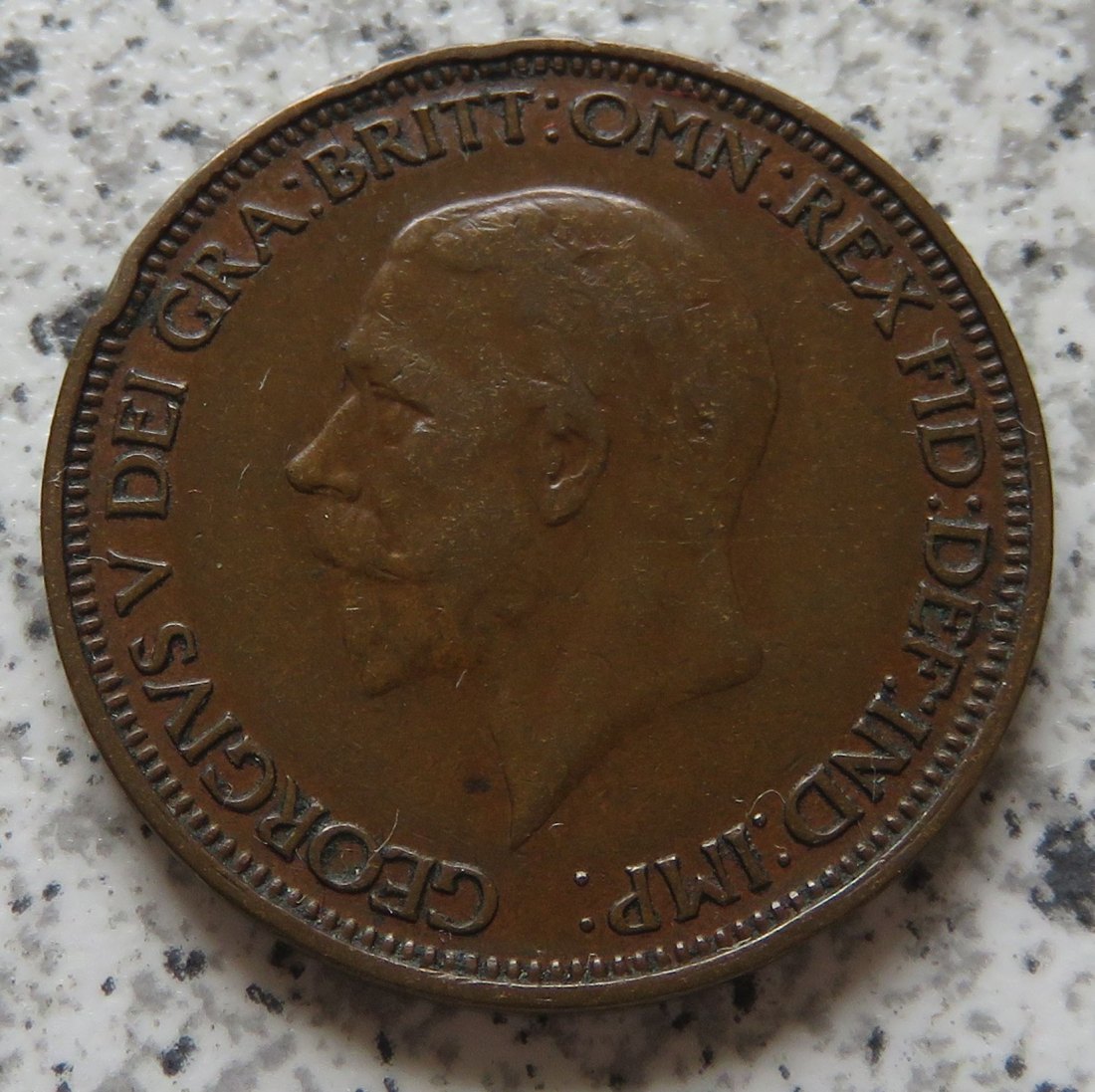  Großbritannien half Penny 1929   