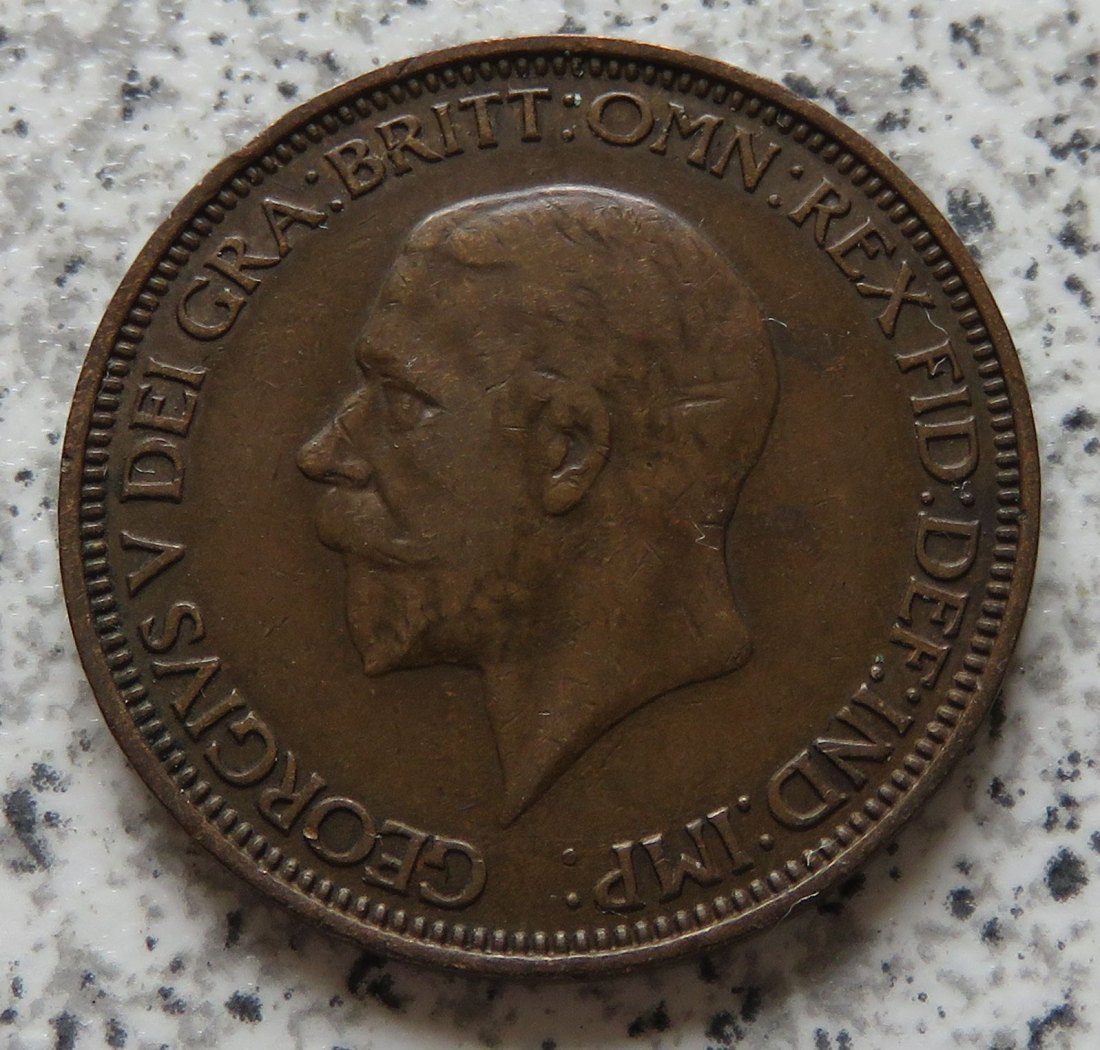  Großbritannien half Penny 1932   