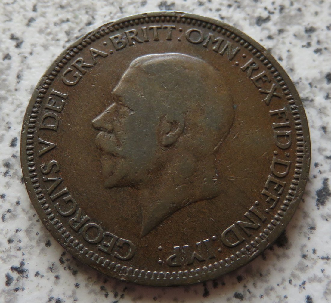  Großbritannien half Penny 1934   