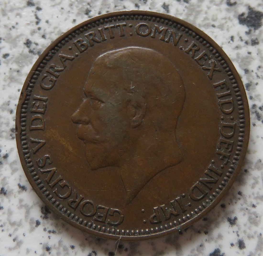  Großbritannien half Penny 1935   