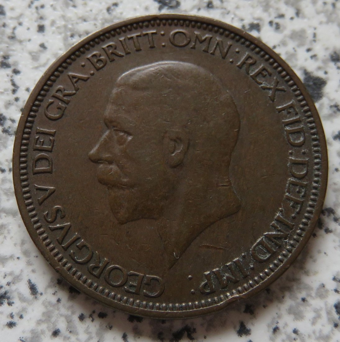  Großbritannien half Penny 1935   