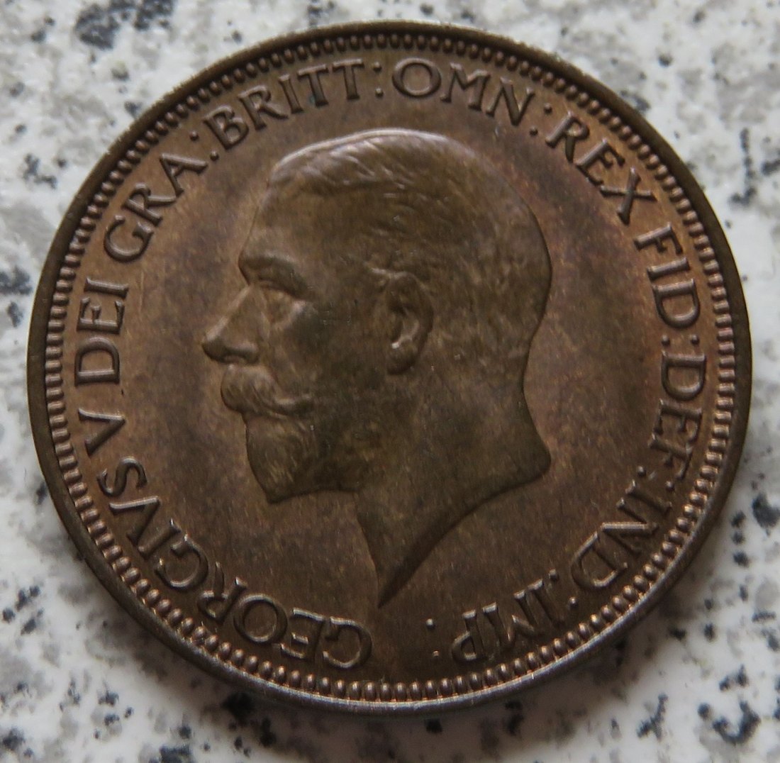  Großbritannien half Penny 1936   