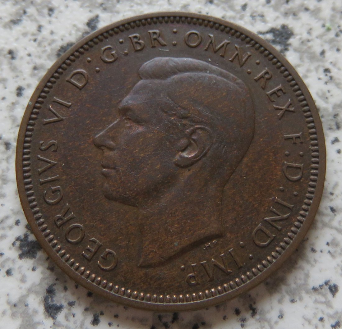  Großbritannien half Penny 1939   