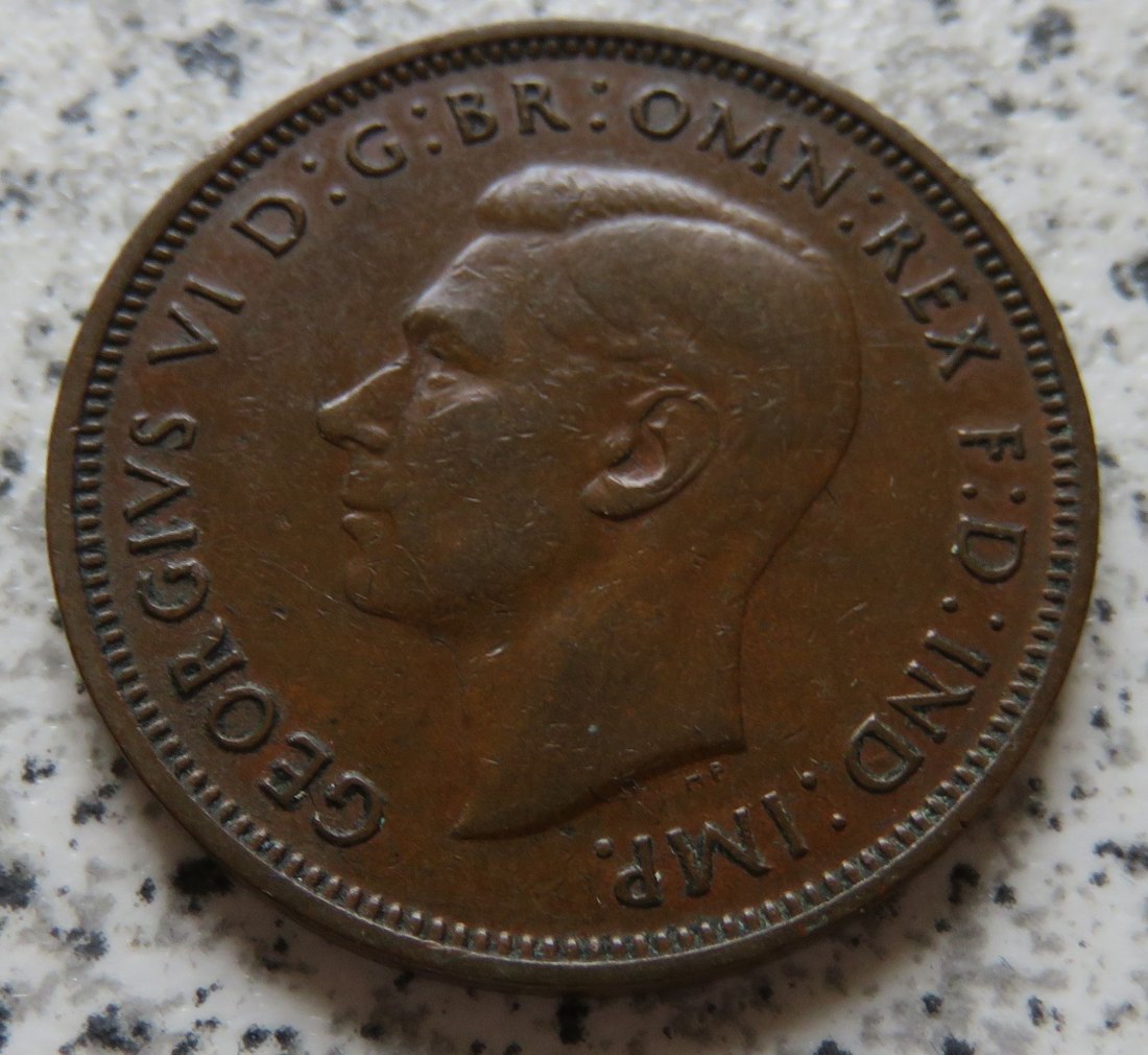  Großbritannien half Penny 1940   