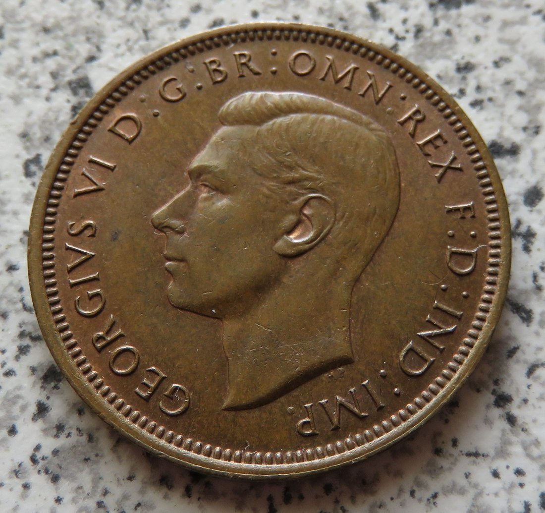 Großbritannien half Penny 1943   