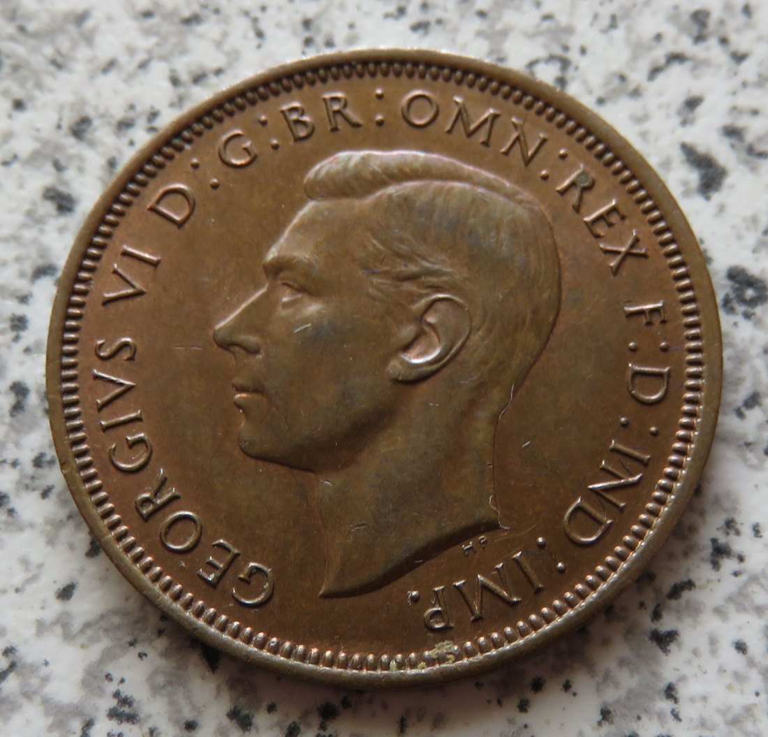  Großbritannien half Penny 1945   