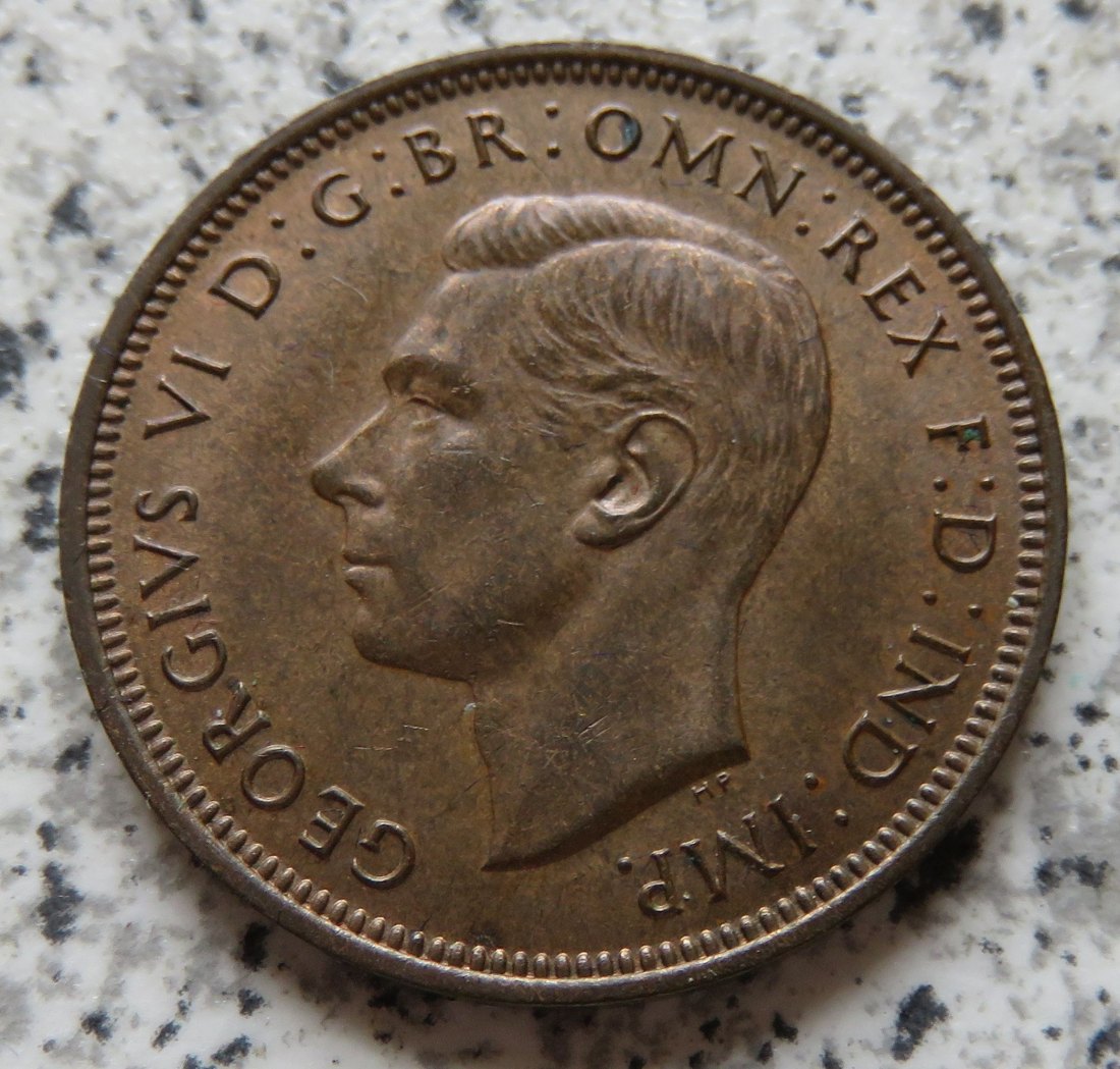  Großbritannien half Penny 1946   