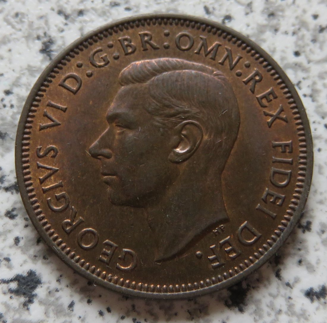  Großbritannien half Penny 1951   