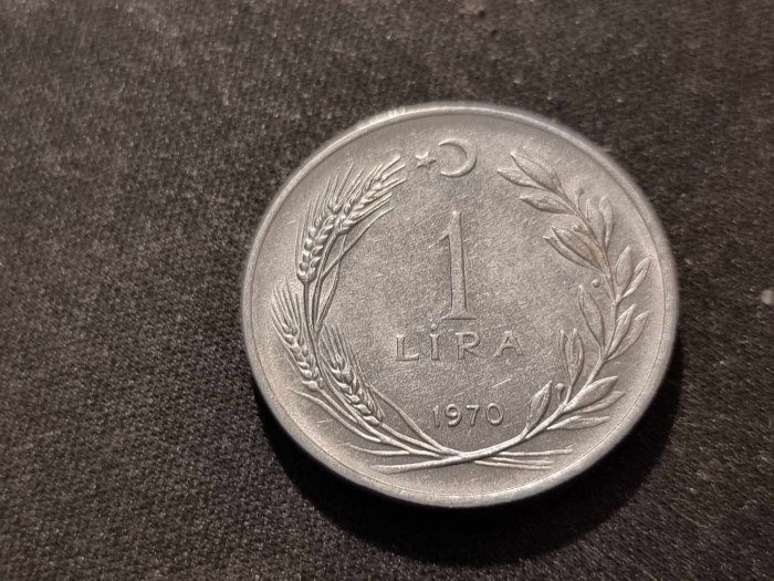  Türkei 1 Lira 1970 Umlauf   