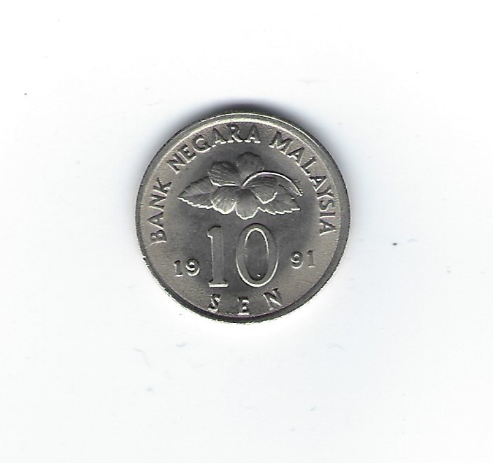  Malaysia 10 Sen 1991   