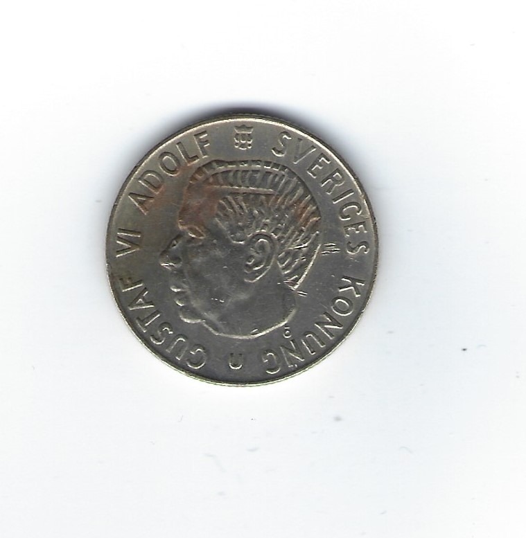  Schweden 1 Krona 1966   