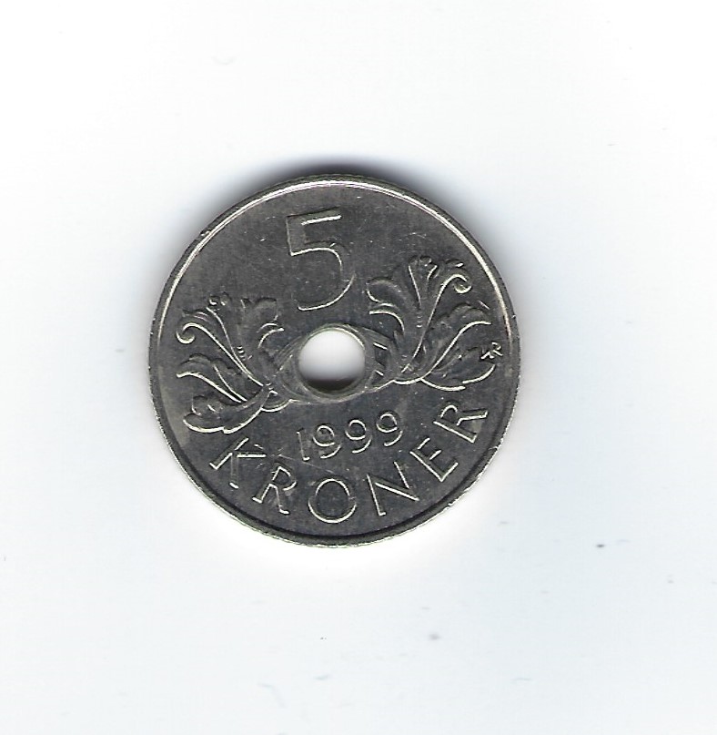  Norwegen 5 Kroner 1999   