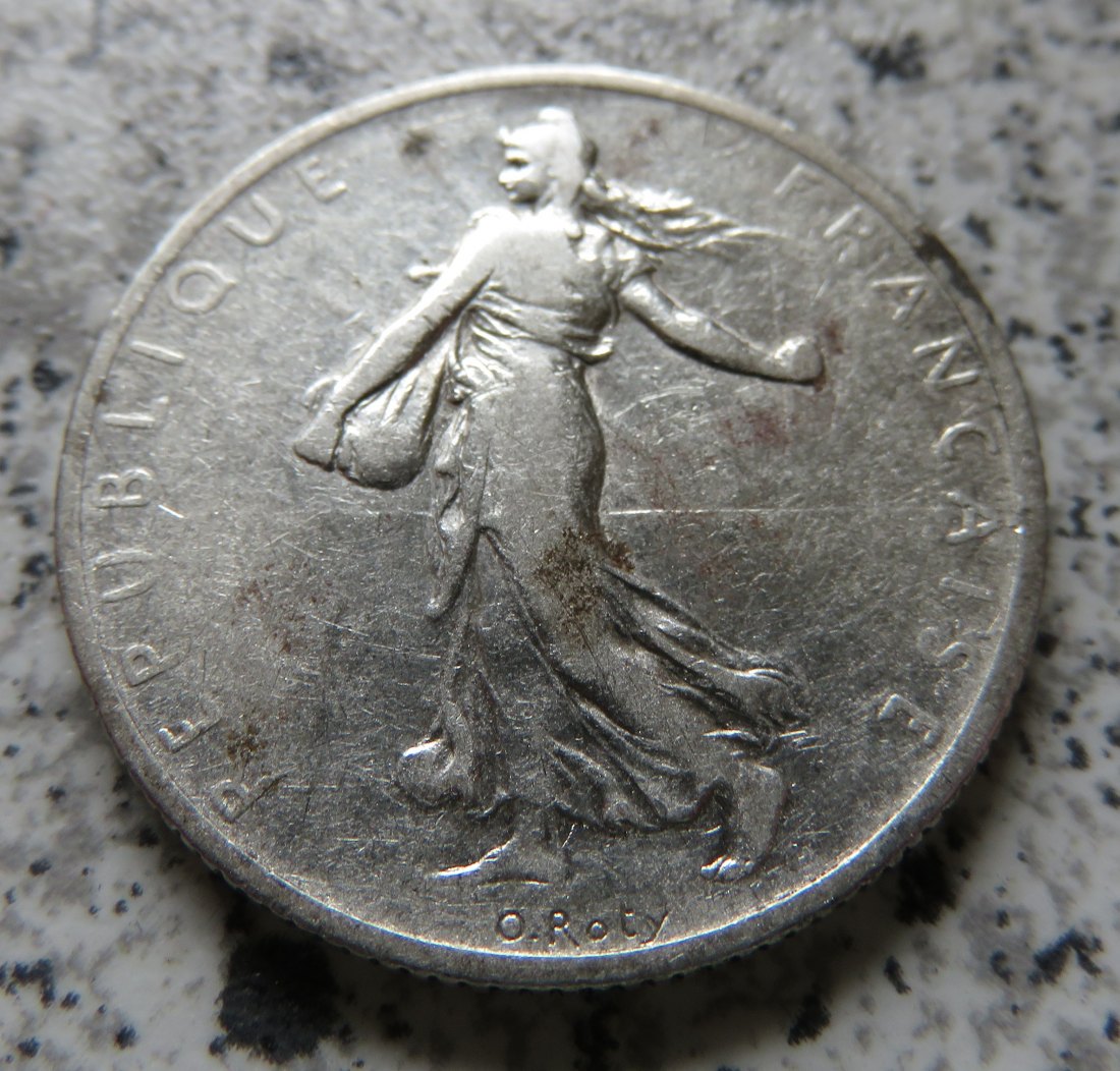  Frankreich 2 Francs 1902   