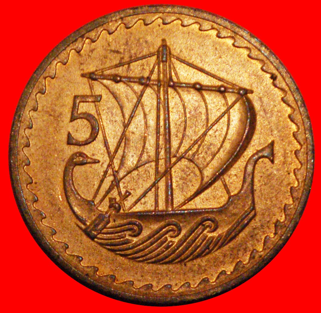* SHIP: CYPRUS ★ 5 MILS 1963 UNC MINT LUSTRE! LOW START ★ NO RESERVE!