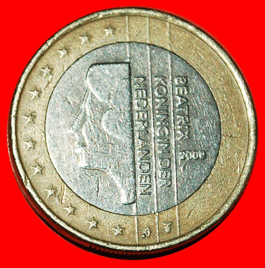  * PHALLIC TYPE (1999-2006): NETHERLANDS ★ 1 EURO 2000 BEATRIX (1980-2013)!★LOW START ★ NO RESERVE!   