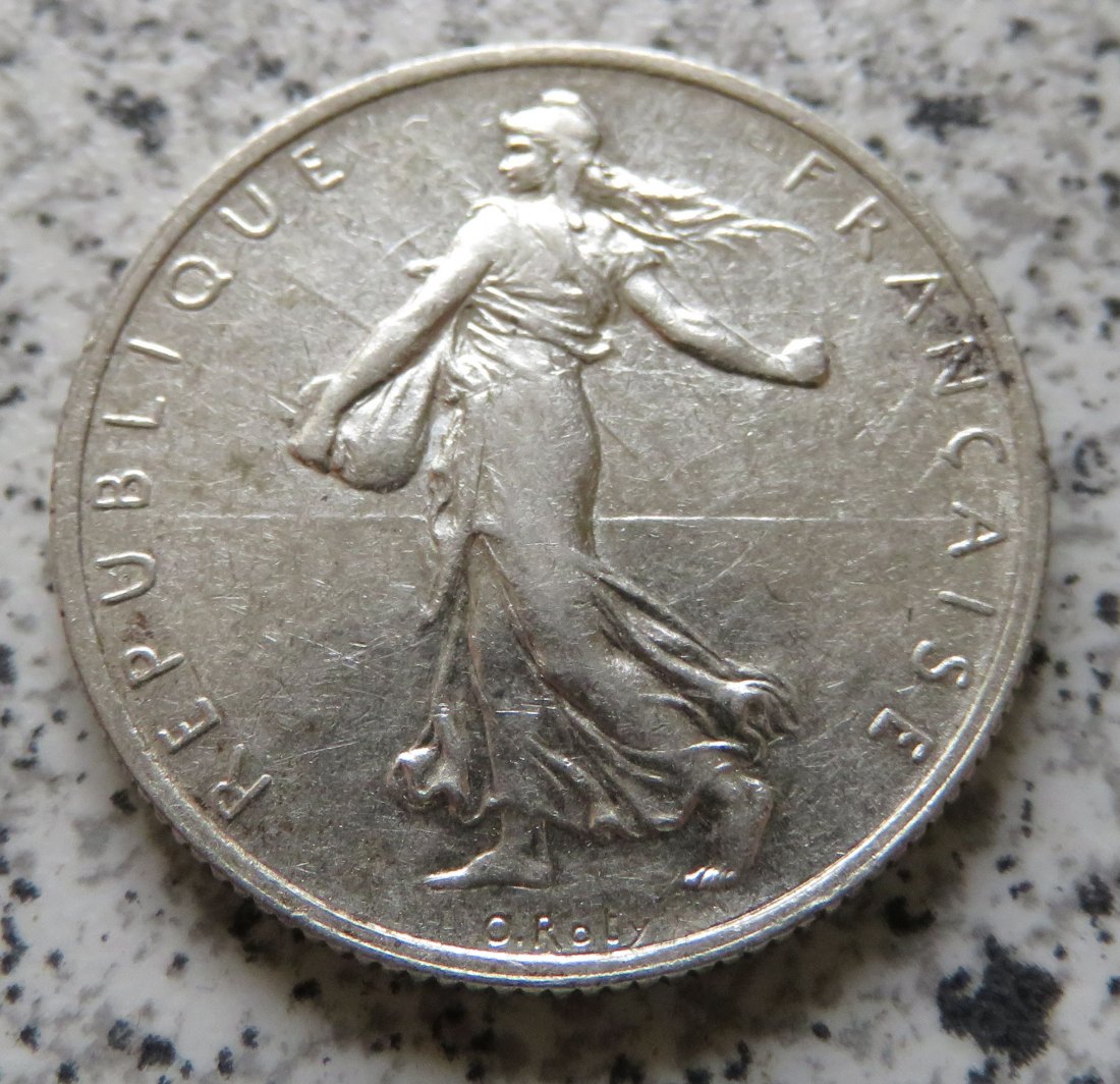  Frankreich 2 Francs 1918   