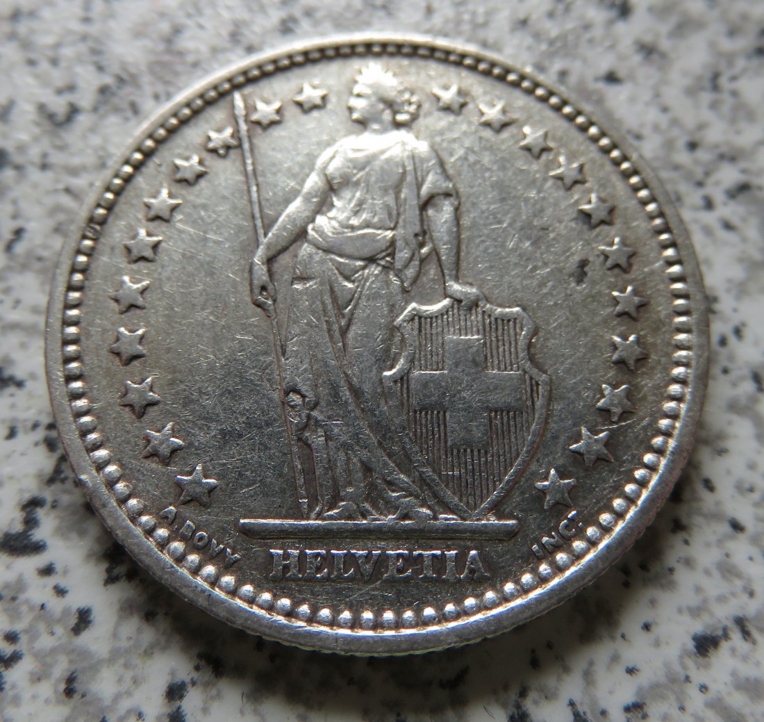  Schweiz 2 Franken 1905 B   