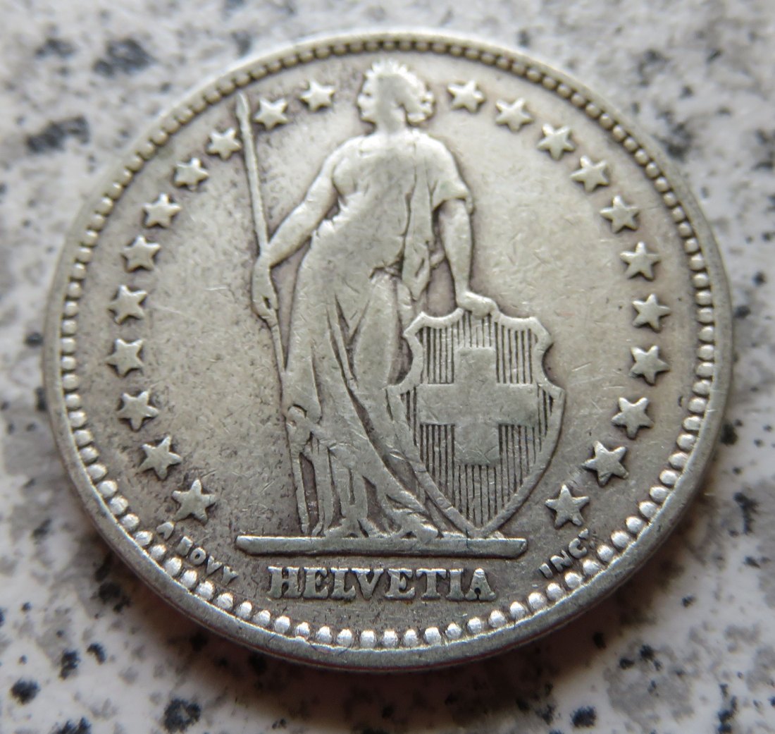  Schweiz 2 Franken 1906 B   