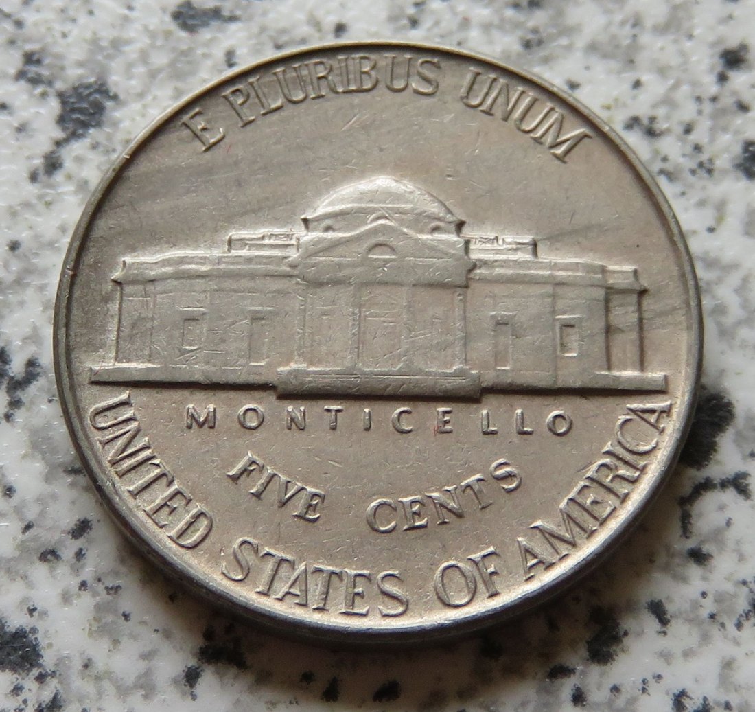  USA Jefferson Nickel, 5 Cents 1947   