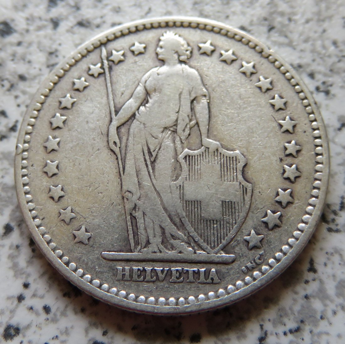  Schweiz 2 Franken 1913 B   