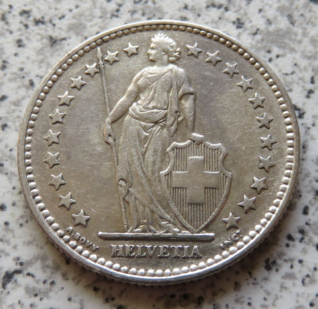  Schweiz 2 Franken 1931 B   