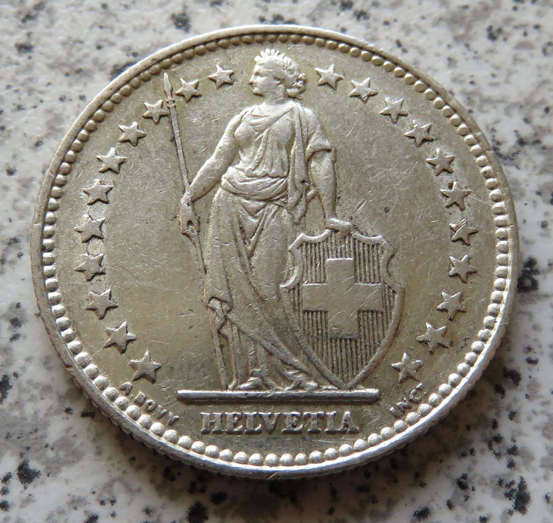  Schweiz 2 Franken 1940 B   