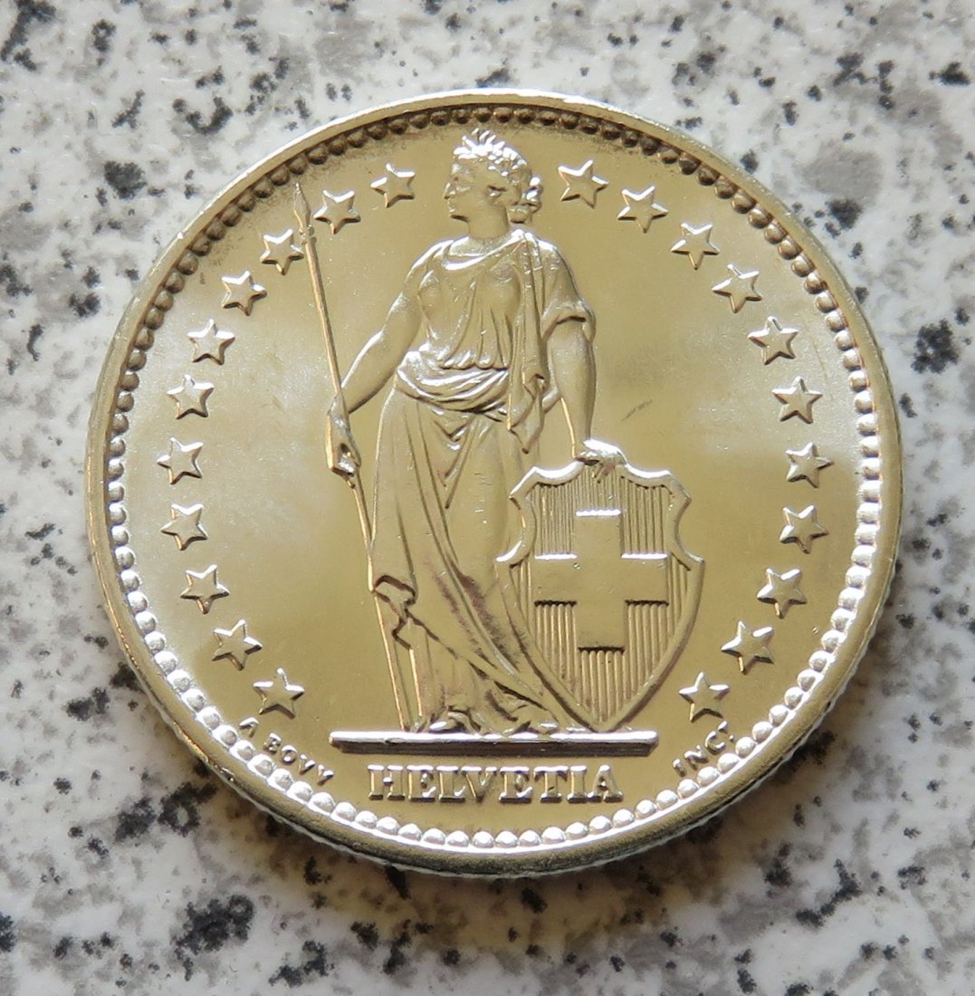  Schweiz 2 Franken 1967 B   