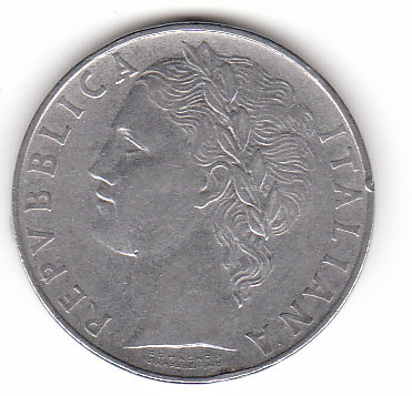  100 lire Italien 1957 (F103)b.   