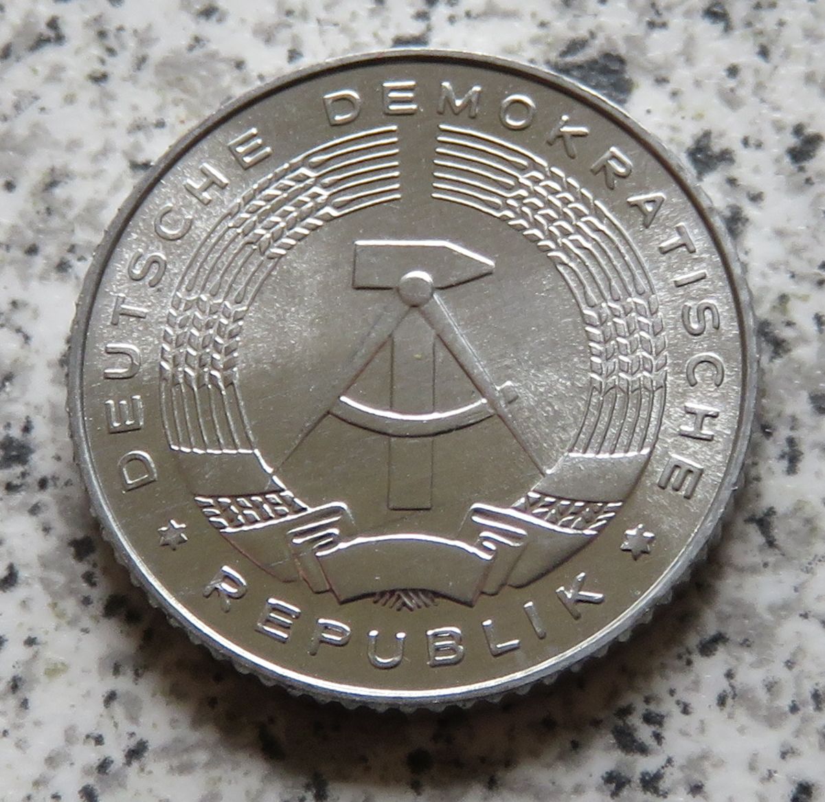  DDR 50 Pfennig 1989 A, matt   