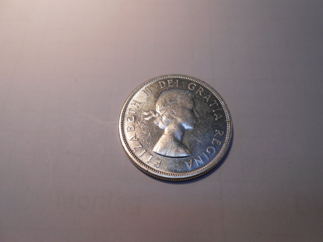  Kanada 1 Dollar 1961 Umlaufmünze Kanu   